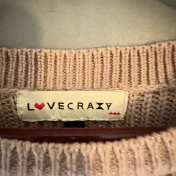 Forever 21 Pink Sweater size L crewneck - Picture 2 of 3